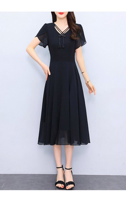 4✮- OTFMY14382 - Midi Dress