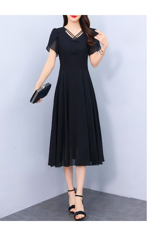 4✮- OTFMY14382 - Midi Dress