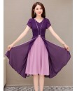 4✮- OTFMY14384 - Knee Dress (Small Cut)