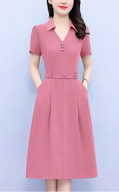 4✮- OTFMY14388 - Knee Dress