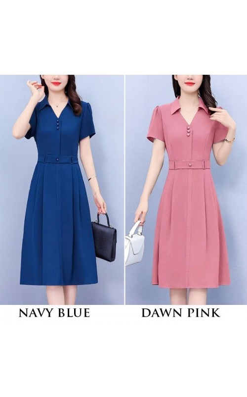 4✮- OTFMY14388 - Knee Dress