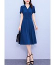 4✮- OTFMY14388 - Knee Dress