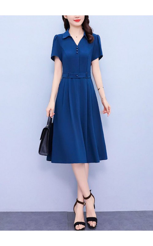 4✮- OTFMY14388 - Knee Dress