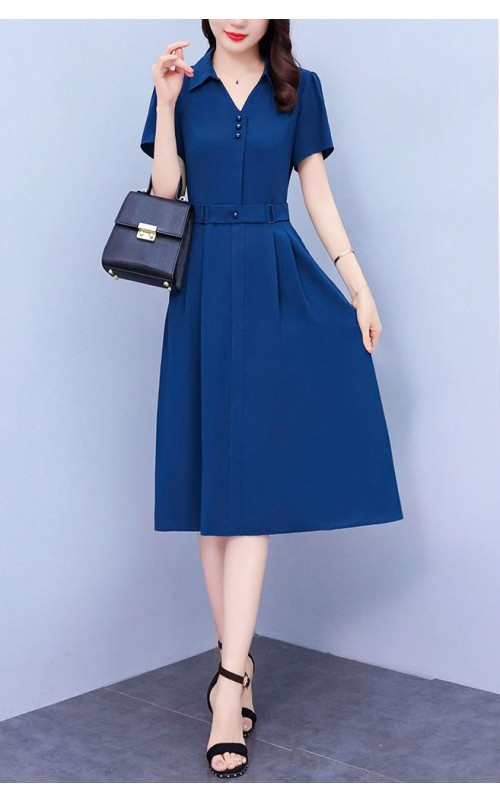 4✮- OTFMY14388 - Knee Dress