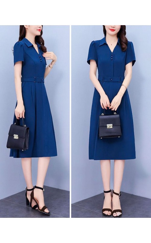 4✮- OTFMY14388 - Knee Dress