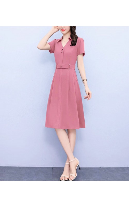 4✮- OTFMY14388 - Knee Dress
