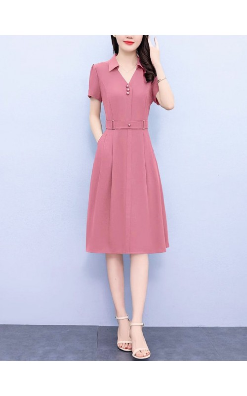 4✮- OTFMY14388 - Knee Dress