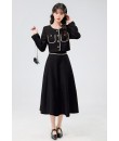 4✮- OTFMY14444 - Midi Dress (Coat+Skirt) (Small Cut)