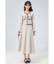 4✮- OTFMY14444 - Midi Dress (Coat+Skirt) (Small Cut)