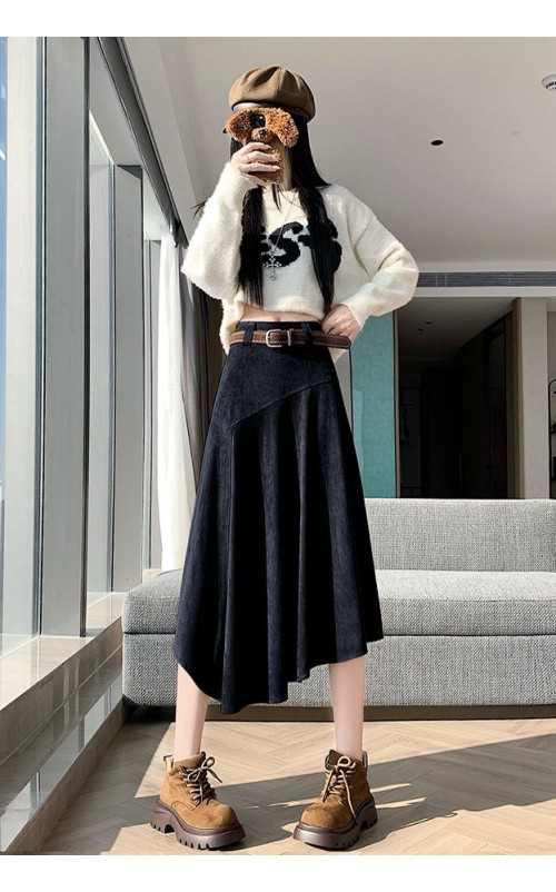 4✮- OTFMY14472 - Knee Skirt