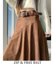 4✮- OTFMY14472 - Knee Skirt