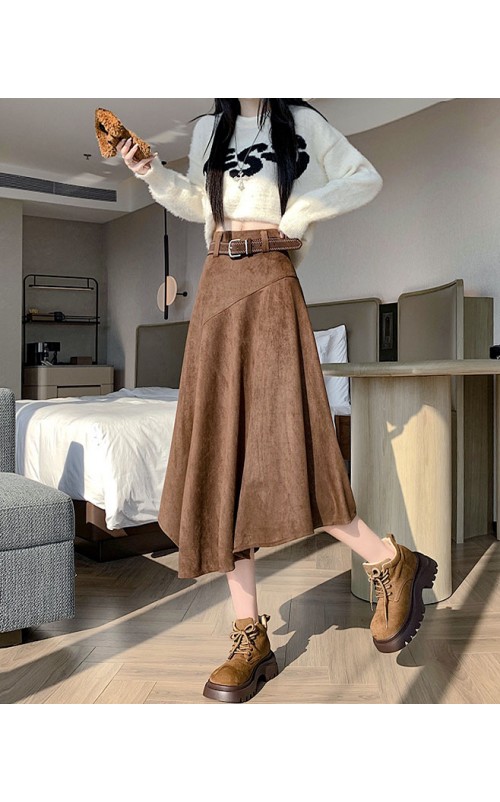 4✮- OTFMY14472 - Knee Skirt