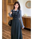 4✮- OUFMY14650 - Sweater Midi Dress