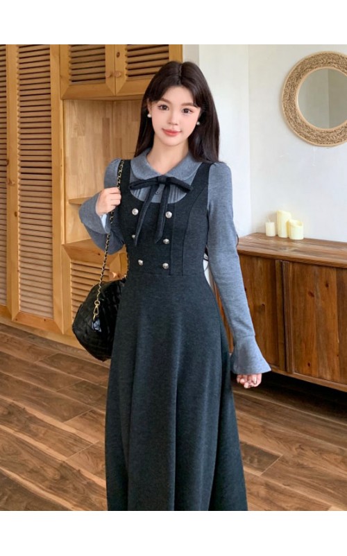 4✮- OUFMY14650 - Sweater Midi Dress