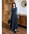 4✮- OUFMY14650 - Sweater Midi Dress