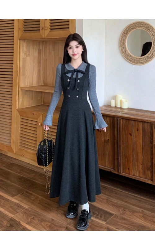 4✮- OUFMY14650 - Sweater Midi Dress