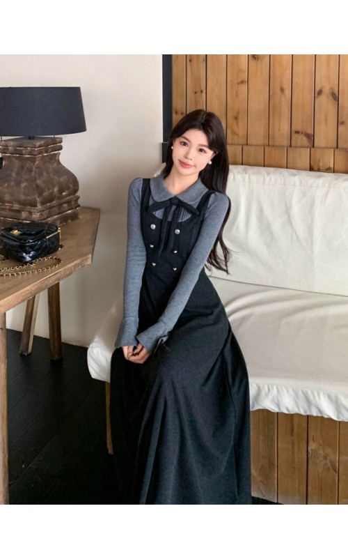 4✮- OUFMY14650 - Sweater Midi Dress