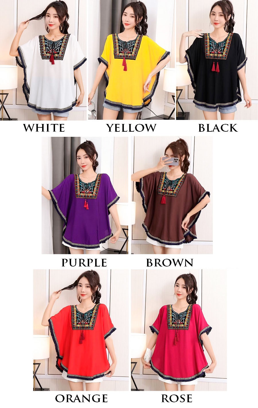 4✮- OUFMY14748 - Top (S-3XL)