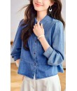 4✮- OUFMY14818 - Denim Shirt