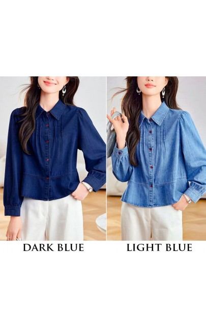 4✮- OUFMY14818 - Denim Shirt