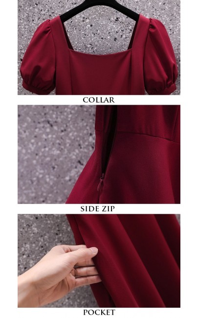 4✮- OUFMY14837 - Knee Dress