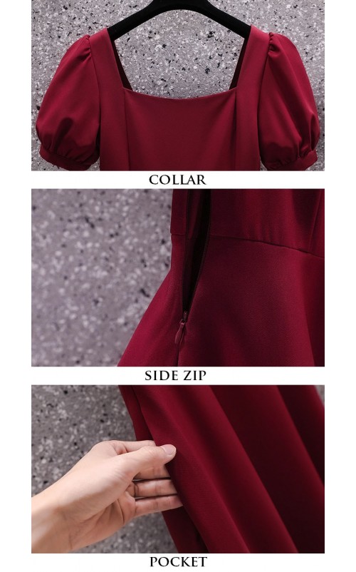 4✮- OUFMY14837 - Knee Dress