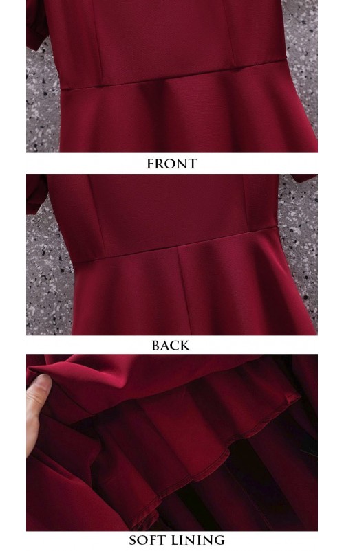 4✮- OUFMY14837 - Knee Dress