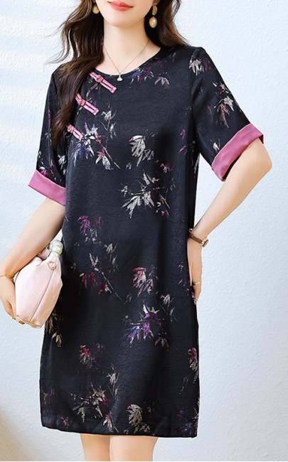 4✮- OUFMY14860 - Knee Dress