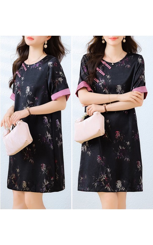 4✮- OUFMY14860 - Knee Dress