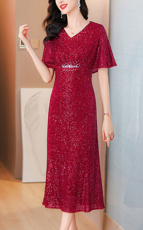 4✮- OUFMY5098 - Midi Dress