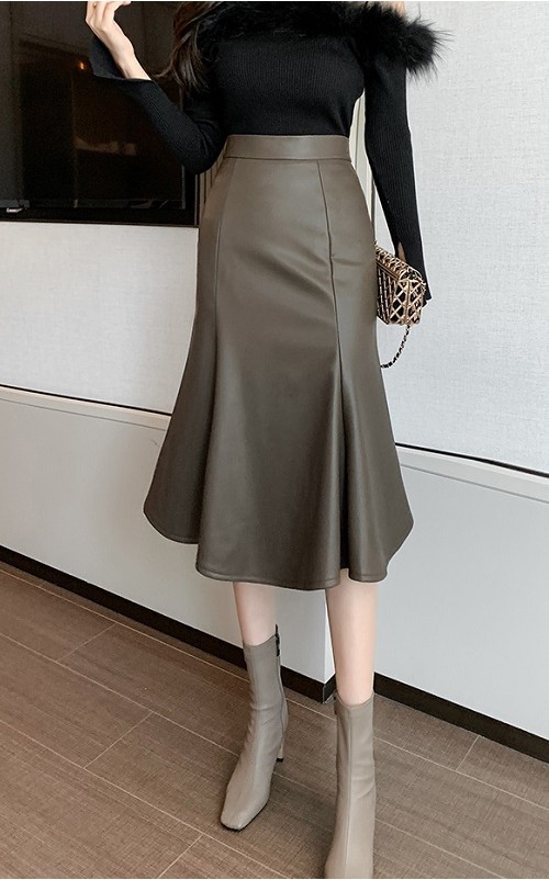 4✮- OUFPF28252 - Knee Skirt