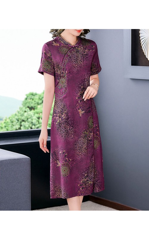 4✮- OVFMY14851 - Midi Dress (Small Cut)