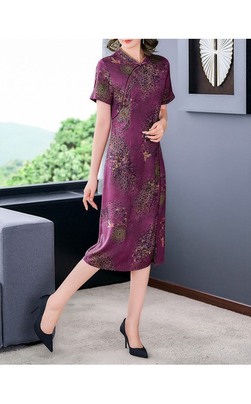 4✮- OVFMY14851 - Midi Dress (Small Cut)