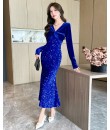 4✮- OVFMY15011 - Mermaid Midi Dress