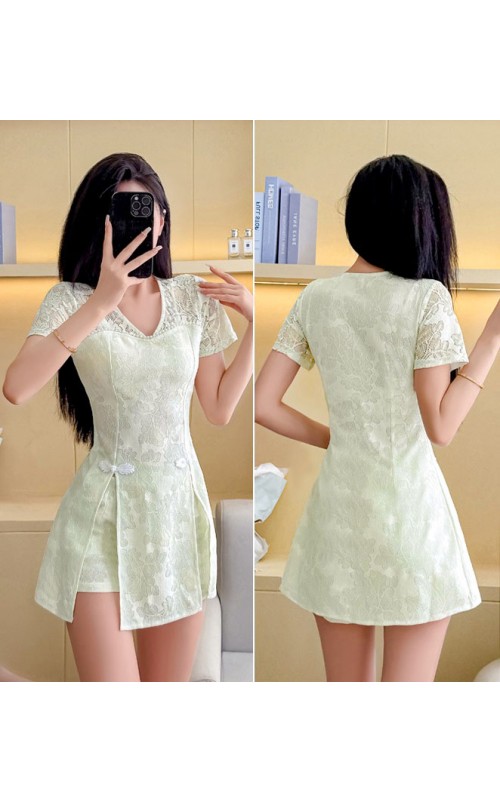 4✮- OVFMY15085 - Set (Long Top+Shorts)