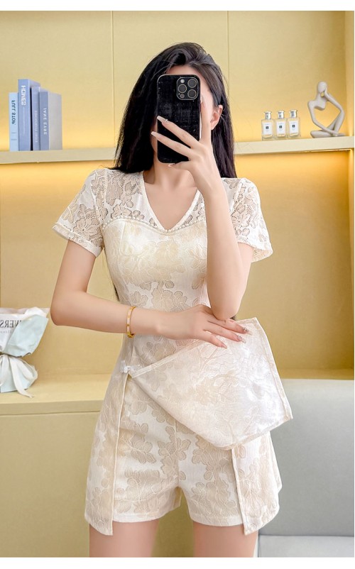 4✮- OVFMY15085 - Set (Long Top+Shorts)