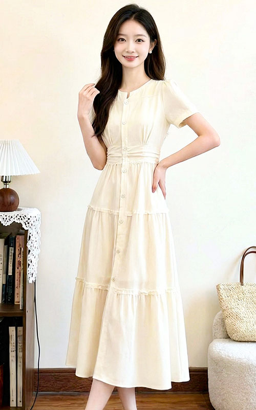 4✮- OVFMY15433 - Midi Dress