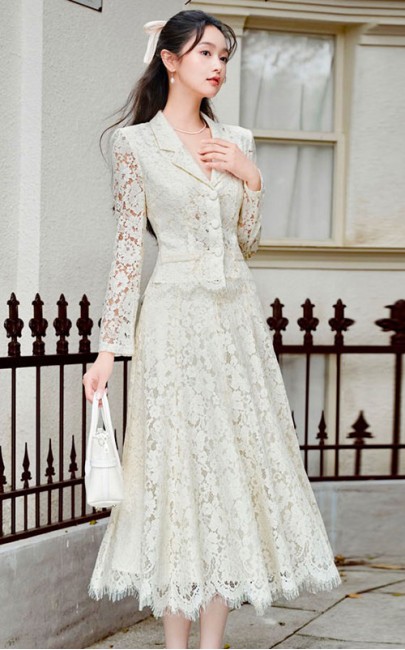 4✮- OVFMY15520 - Midi Dress (Top+Skirt)