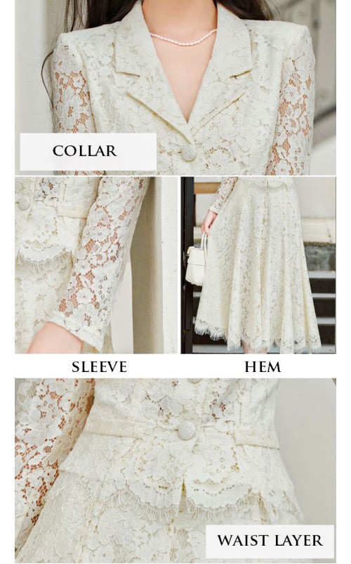 4✮- OVFMY15520 - Midi Dress (Top+Skirt)