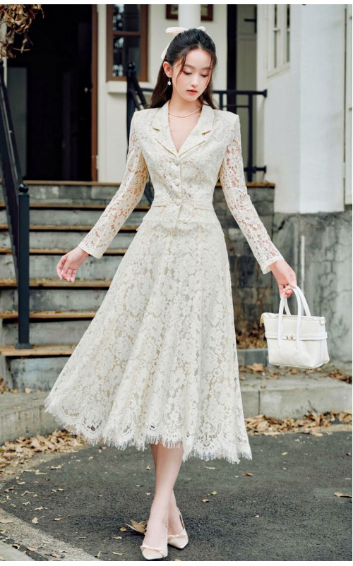 4✮- OVFMY15520 - Midi Dress (Top+Skirt)