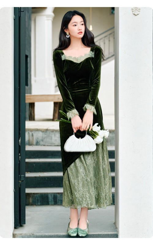 4✮- OVFMY15521 - Mermaid Midi Dress