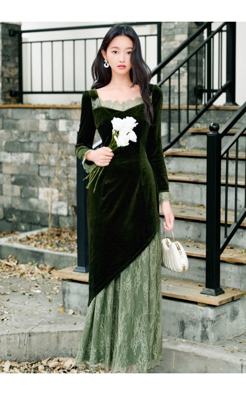 4✮- OVFMY15521 - Mermaid Midi Dress