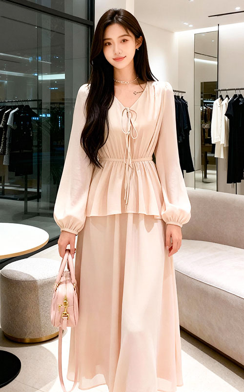 4✮- OVFMY15557 - Midi Dress