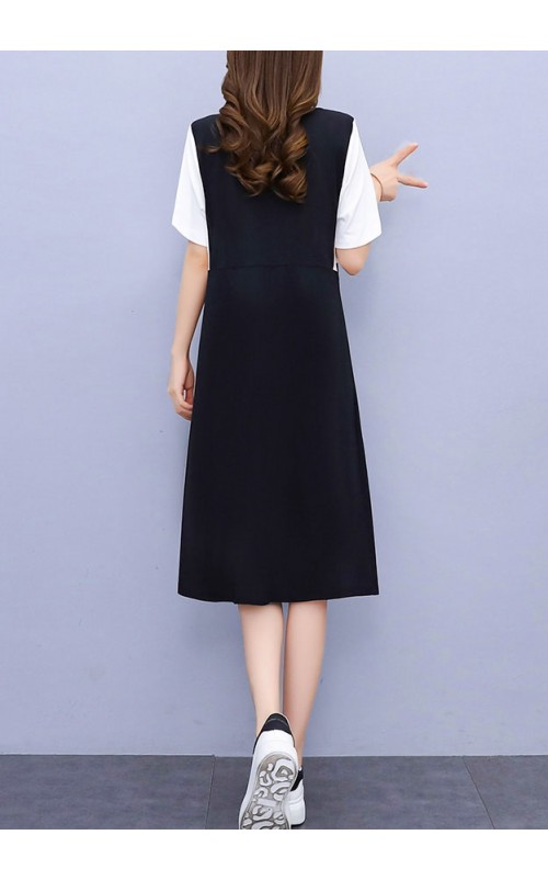 4✮- OVFMY15593 - Knee Dress