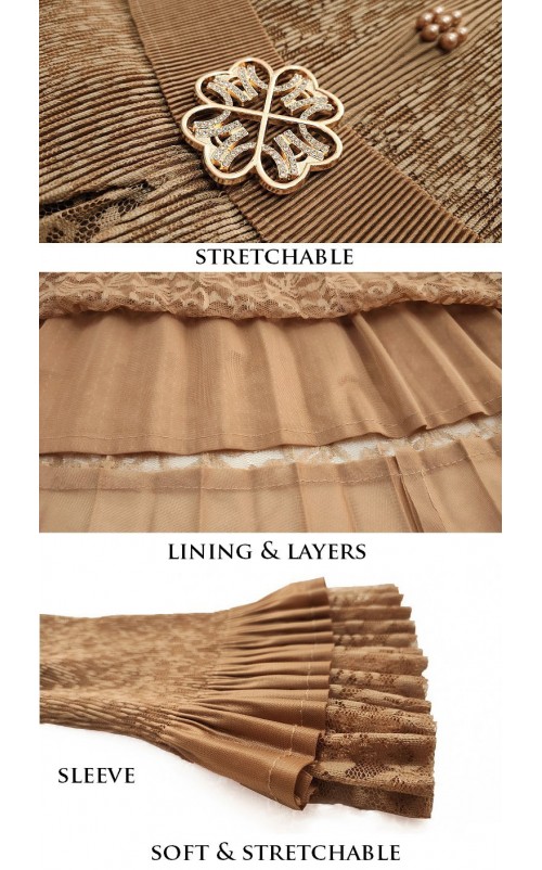 4✮- OVFMY15692 - Midi Dress (XS-3XL)