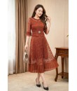 4✮- OVFMY15692 - Midi Dress (M-3XL)