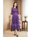 4✮- OVFMY15692 - Midi Dress (M-3XL)