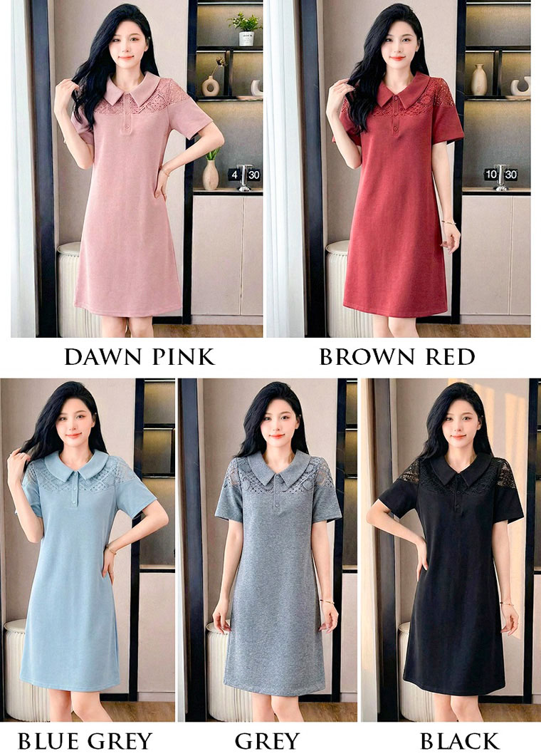 4✮- OWFMY12457 - Knee Dress