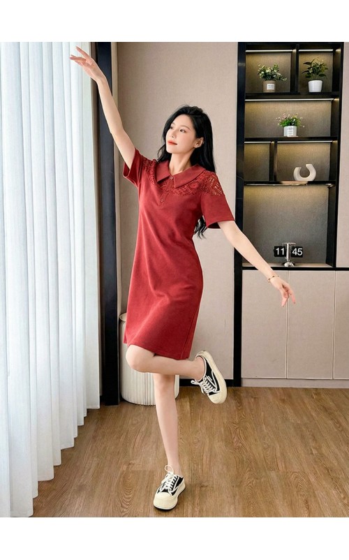 4✮- OWFMY12457 - Knee Dress