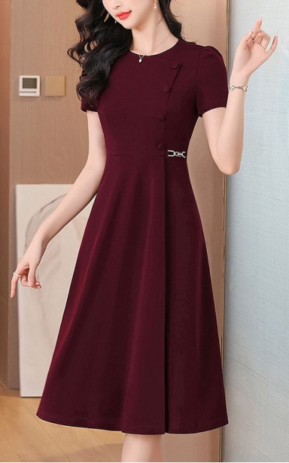 4✮- OWFMY14373 - Knee Dress (Small Cut)